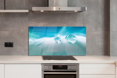 Painel de vidro Macro gotas de água