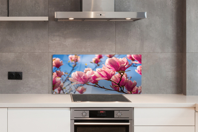 Painel de vidro Flores de árvores