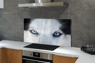 Painel de vidro Olhos de lobo
