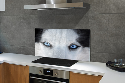 Painel de vidro Olhos de lobo