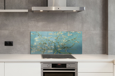 Painel de vidro Arte em Flor de Amendoeira