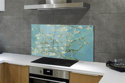 Painel de vidro Arte em Flor de Amendoeira