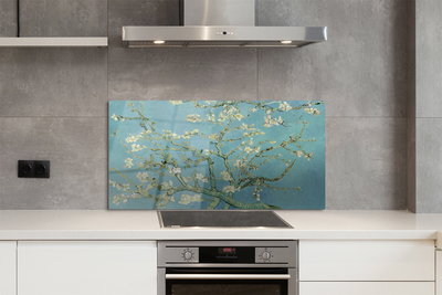 Painel de vidro Arte em Flor de Amendoeira