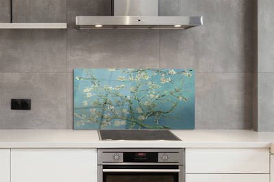 Painel de vidro Arte em Flor de Amendoeira