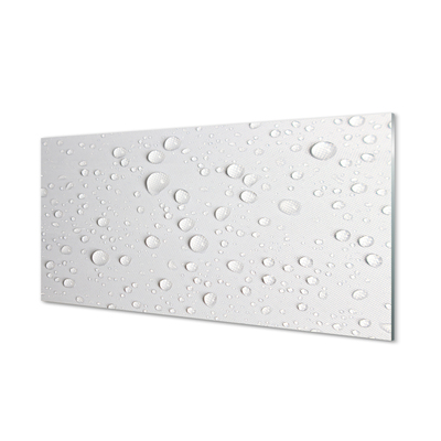 Painel de vidro Macro gotas de água