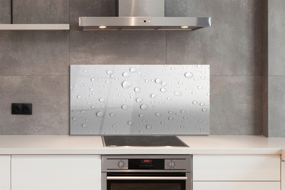 Painel de vidro Macro gotas de água