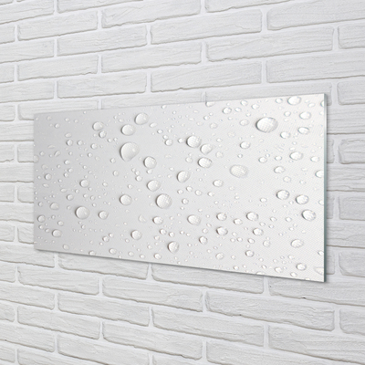 Painel de vidro Macro gotas de água