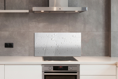 Painel de vidro Macro gotas de água