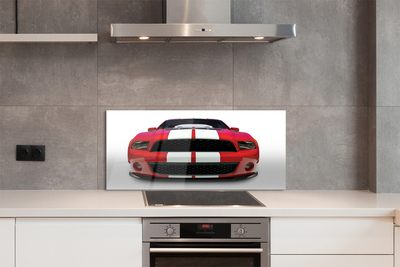 Painel de vidro Carro esportivo vermelho
