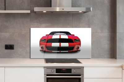 Painel de vidro Carro esportivo vermelho