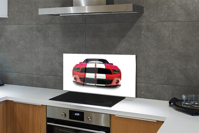 Painel de vidro Carro esportivo vermelho
