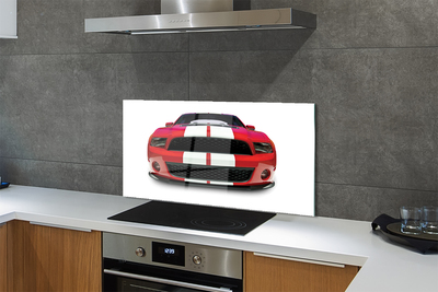 Painel de vidro Carro esportivo vermelho