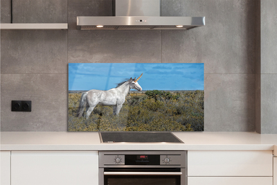 Painel de vidro Campo de unicórnios