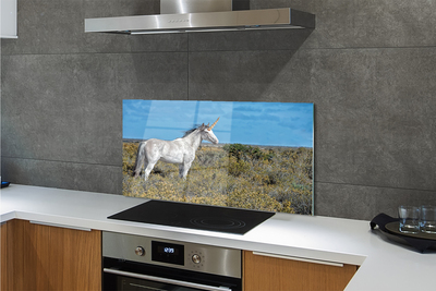Painel de vidro Campo de unicórnios