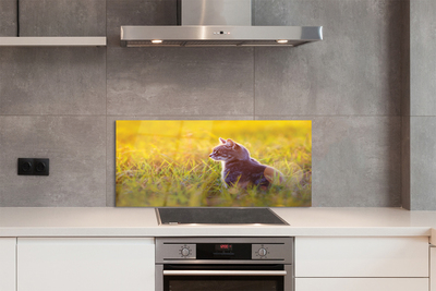 Painel de vidro Gato de caça