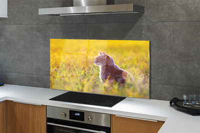 Painel de vidro Gato de caça