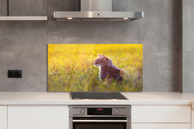 Painel de vidro Gato de caça