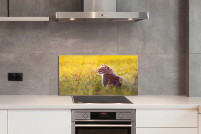 Painel de vidro Gato de caça