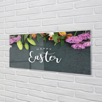 Painel de vidro Flores