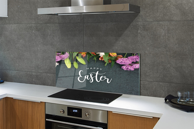 Painel de vidro Flores