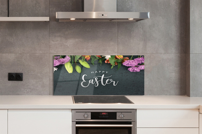 Painel de vidro Flores