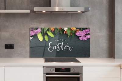 Painel de vidro Flores