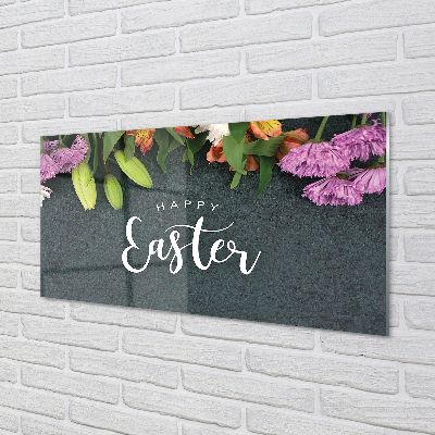 Painel de vidro Flores