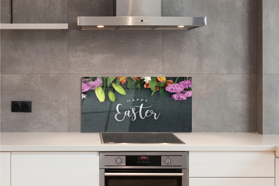 Painel de vidro Flores