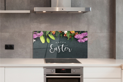 Painel de vidro Flores