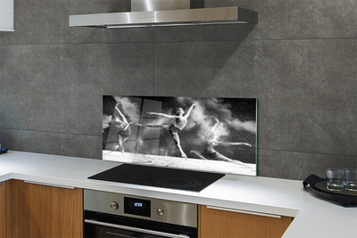 Painel de vidro As bailarinas fumam