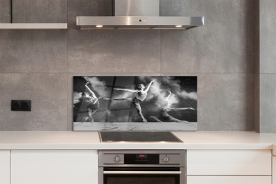 Painel de vidro As bailarinas fumam