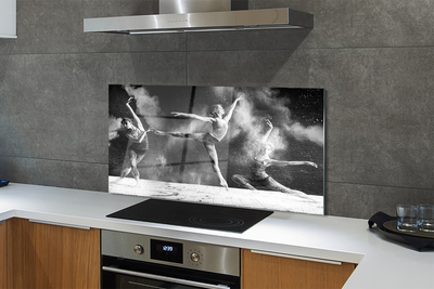 Painel de vidro As bailarinas fumam