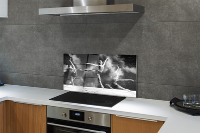 Painel de vidro As bailarinas fumam