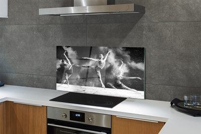 Painel de vidro As bailarinas fumam