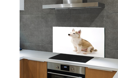 Painel de vidro Cachorrinho sentado