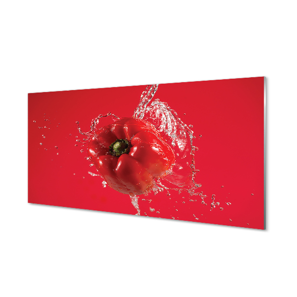 Painel de vidro Água de páprica