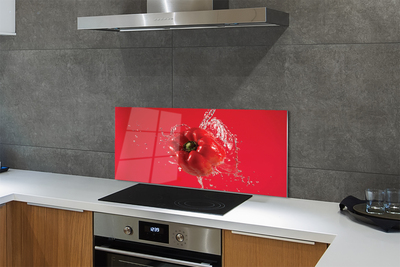 Painel de vidro Água de páprica