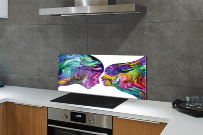 Painel de vidro As pessoas são loucas