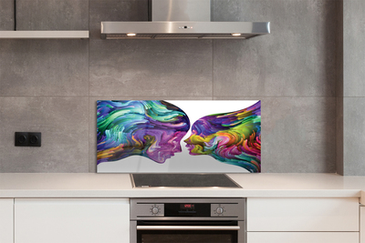 Painel de vidro As pessoas são loucas