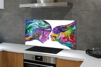 Painel de vidro As pessoas são loucas