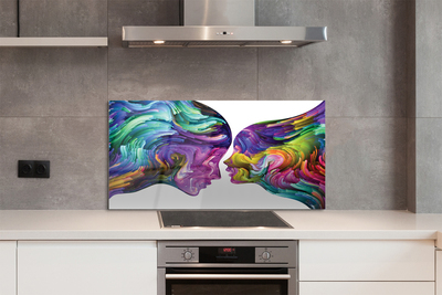 Painel de vidro As pessoas são loucas