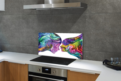 Painel de vidro As pessoas são loucas