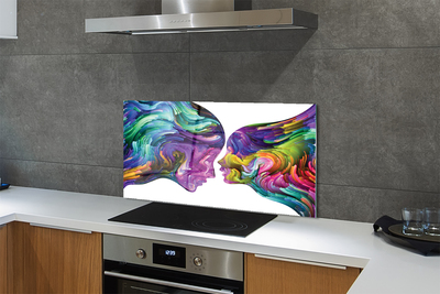 Painel de vidro As pessoas são loucas