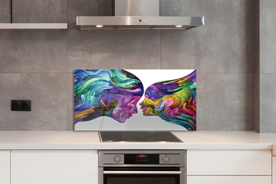 Painel de vidro As pessoas são loucas