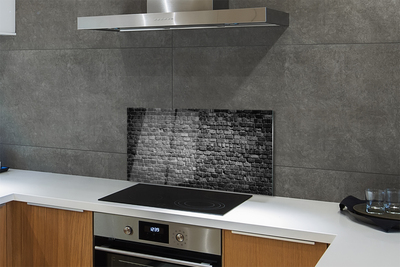 Painel de vidro Parede de tijolos vintage