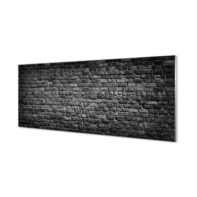 Painel de vidro Parede de tijolos vintage