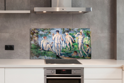 Painel de vidro Nudez artística