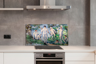 Painel de vidro Nudez artística