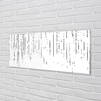 Painel de vidro Pontos e listras