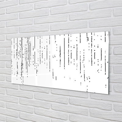 Painel de vidro Pontos e listras